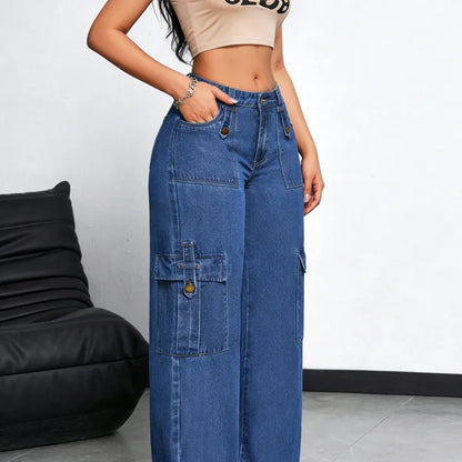 👖 Casual Full Length Combat Style Jeans 👖