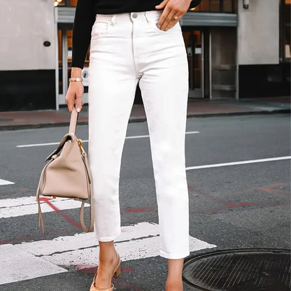 🤍 Casual White Full Length Jeans 🤍