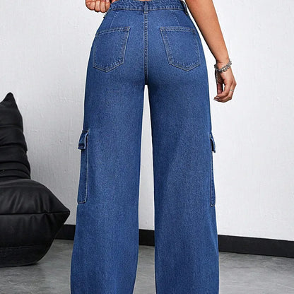 👖 Casual Full Length Combat Style Jeans 👖
