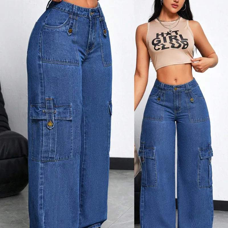 👖 Casual Full Length Combat Style Jeans 👖