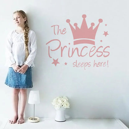 👑 The Princess Sleeps Here Wall Sticker 👑