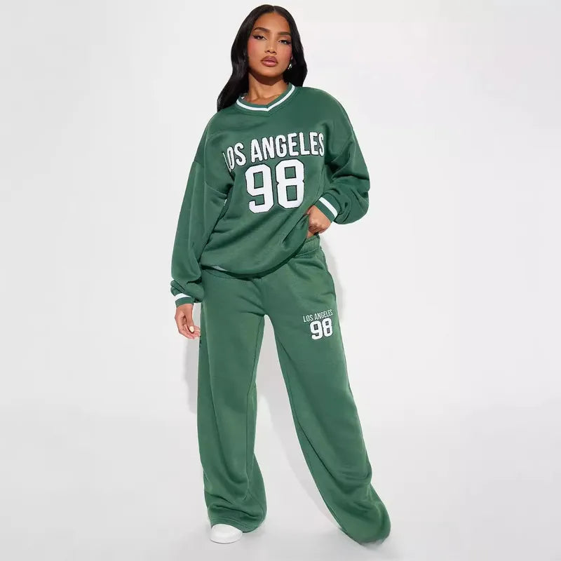 Green Los Angeles Tracksuit