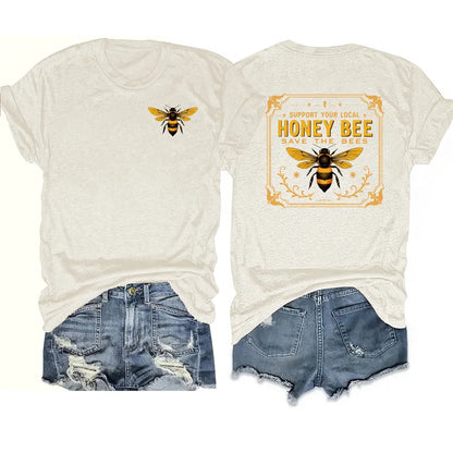 🐝 Support Your Local Honey Bee T-Shirt (10 Colour Options!) 🐝