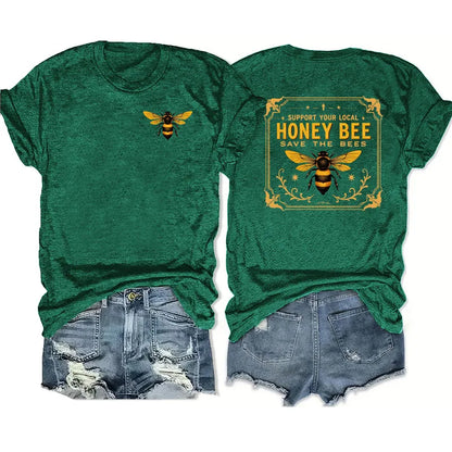 🐝 Support Your Local Honey Bee T-Shirt (10 Colour Options!) 🐝