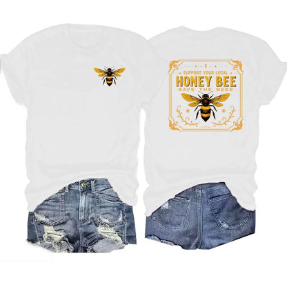 🐝 Support Your Local Honey Bee T-Shirt (10 Colour Options!) 🐝