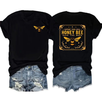 🐝 Support Your Local Honey Bee T-Shirt (10 Colour Options!) 🐝