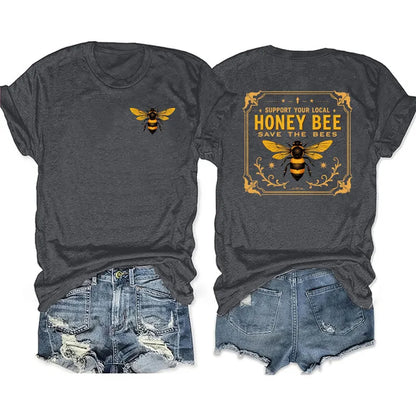 🐝 Support Your Local Honey Bee T-Shirt (10 Colour Options!) 🐝