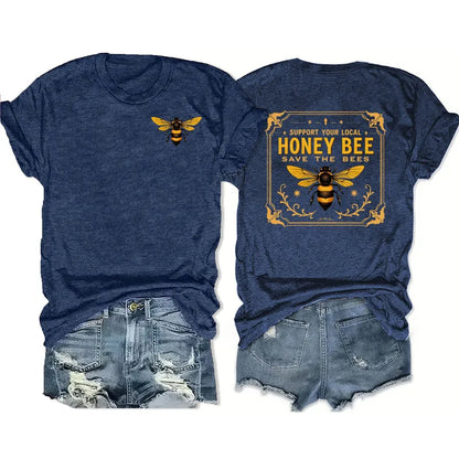 🐝 Support Your Local Honey Bee T-Shirt (10 Colour Options!) 🐝