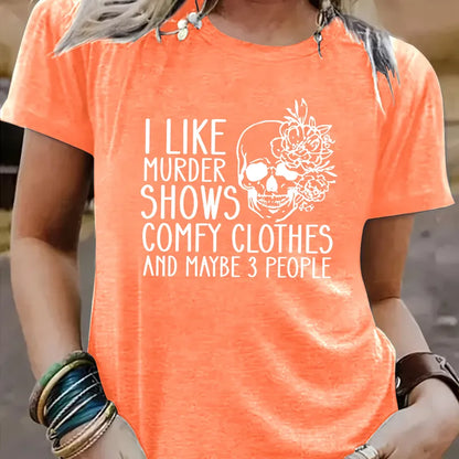 🔪📺 I Like Murder Shows, Comfy Clothes & Maybe 3 People (Multiple Colour Choices!) 📺🔪