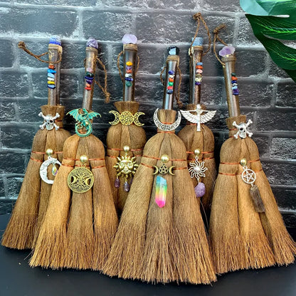 🧹 1pc Crystal Witch Broom  🧹