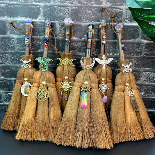 🧹 1pc Crystal Witch Broom  🧹