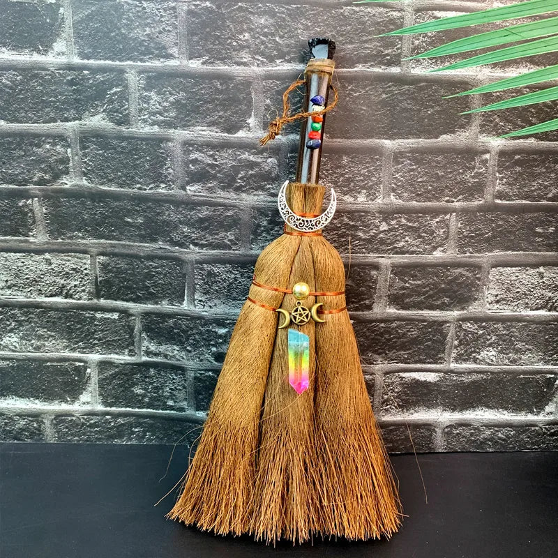 🧹 1pc Crystal Witch Broom  🧹