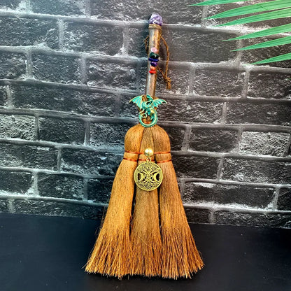 🧹 1pc Crystal Witch Broom  🧹