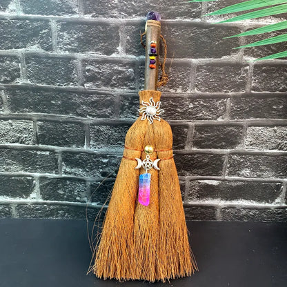 🧹 1pc Crystal Witch Broom  🧹