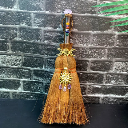 🧹 1pc Crystal Witch Broom  🧹