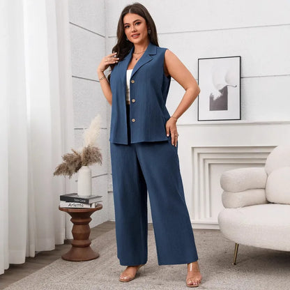 💙💚 Casual Solid Colour Pant Co-Ord Set 💚💙