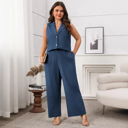 💙💚 Casual Solid Colour Pant Co-Ord Set 💚💙