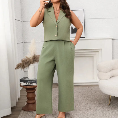 💙💚 Casual Solid Colour Pant Co-Ord Set 💚💙