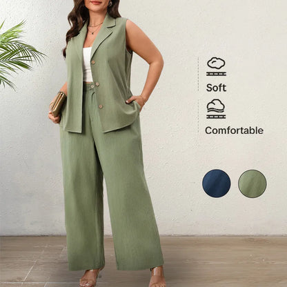 💙💚 Casual Solid Colour Pant Co-Ord Set 💚💙