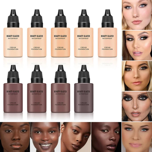 9-Colour Shades Solid Colour Foundation Cream