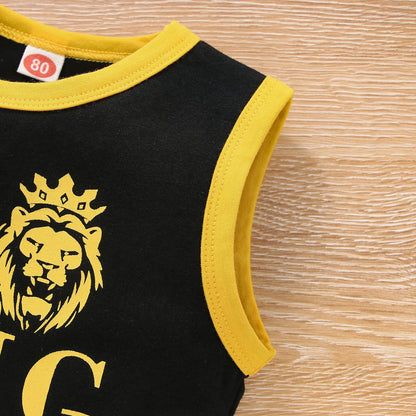 🦁👑 Lil' King Lion Shorts Set 👑🦁