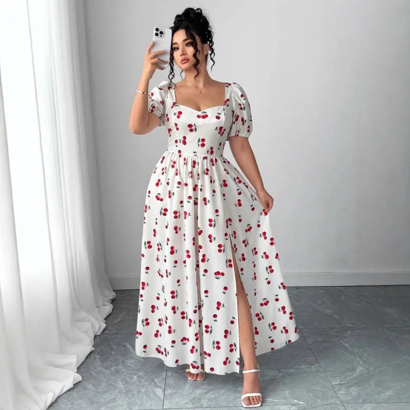 🍒 Cherry Print Dress (7 Colour Choices!) 🍒
