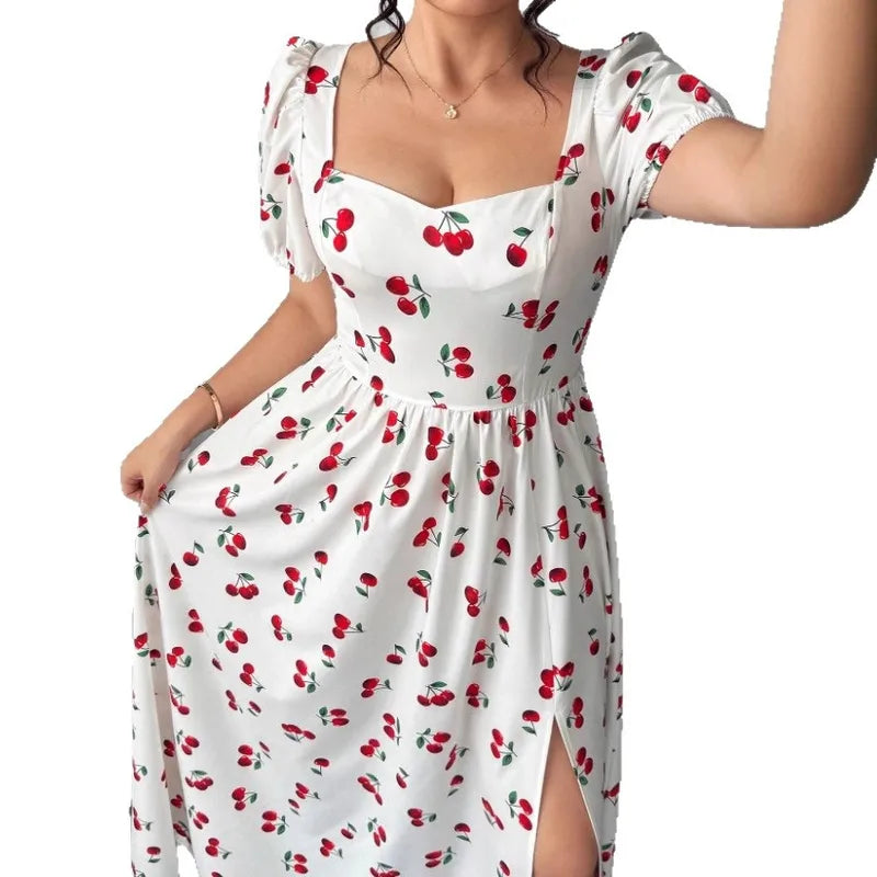 🍒 Cherry Print Dress (7 Colour Choices!) 🍒