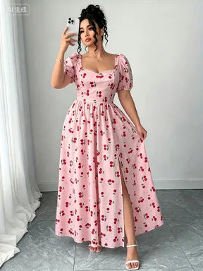 🍒 Cherry Print Dress (7 Colour Choices!) 🍒