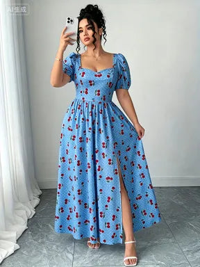 🍒 Cherry Print Dress (7 Colour Choices!) 🍒