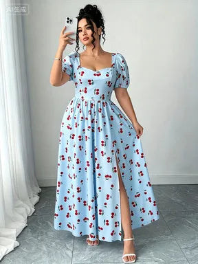 🍒 Cherry Print Dress (7 Colour Choices!) 🍒