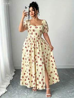 🍒 Cherry Print Dress (7 Colour Choices!) 🍒