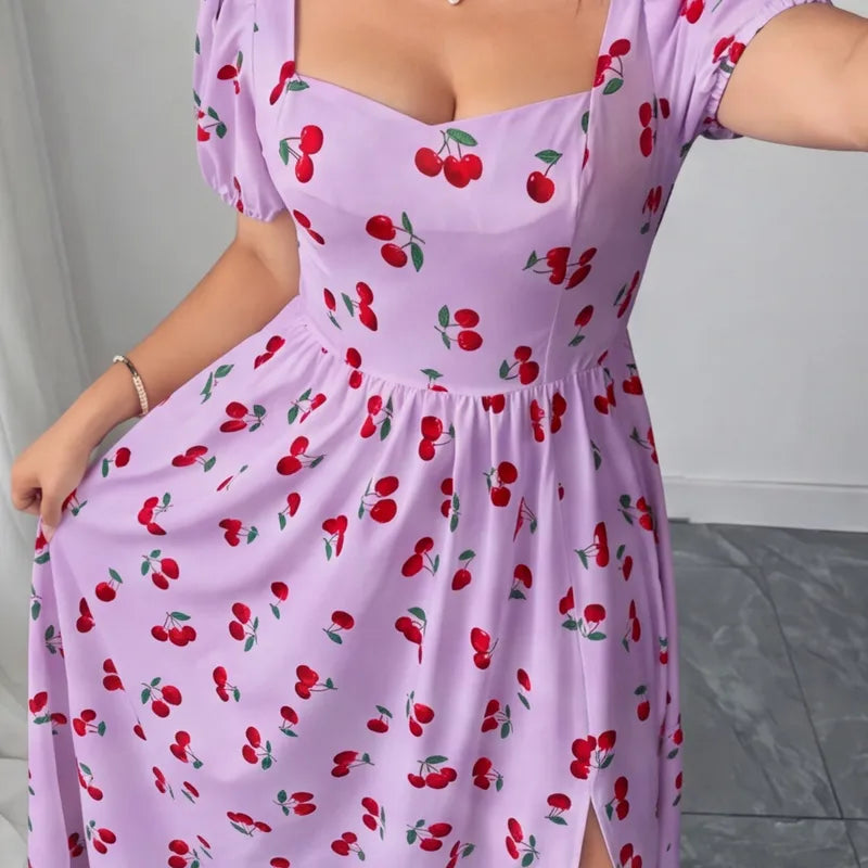 🍒 Cherry Print Dress (7 Colour Choices!) 🍒