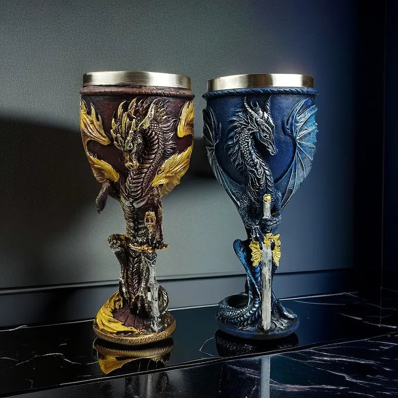 🐉 Medieval Dragon Goblets 🐉