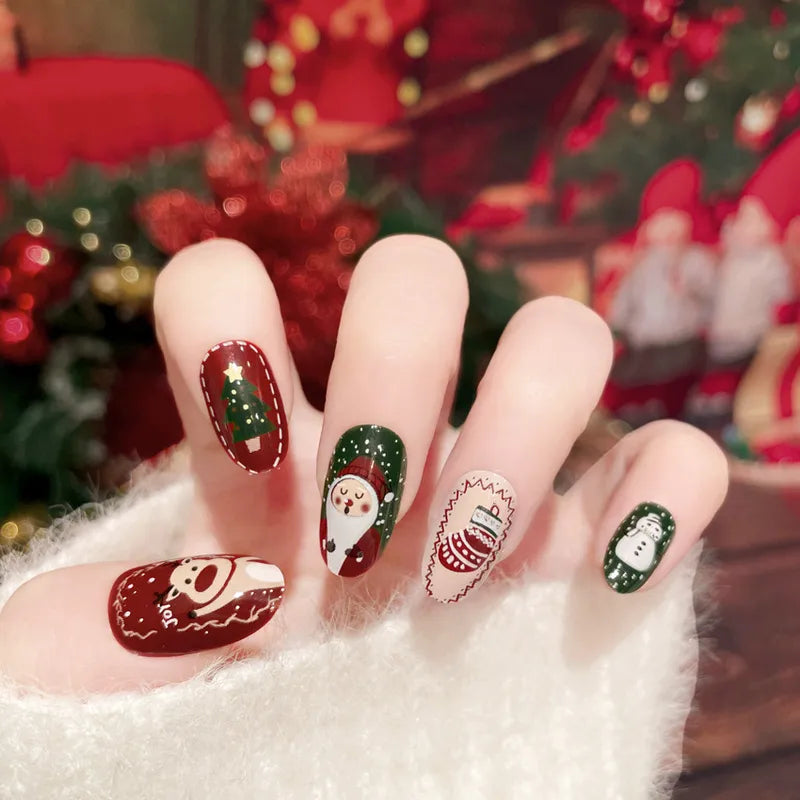 Christmas Cute Press On Nails