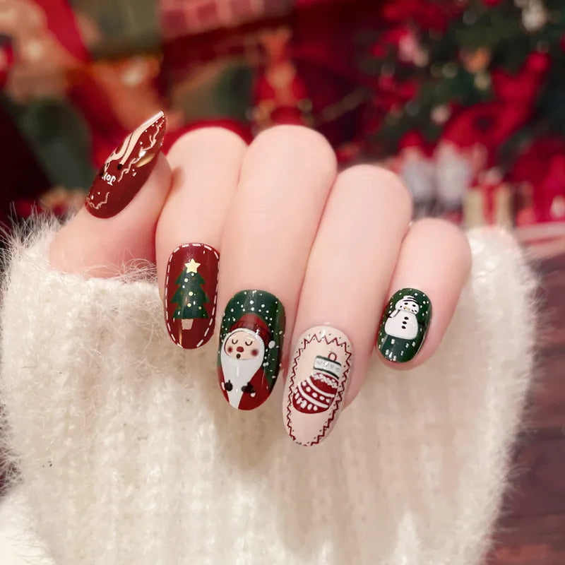 Christmas Cute Press On Nails