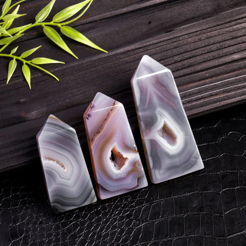 💎 Agate Druzy Crystal Towers 💎