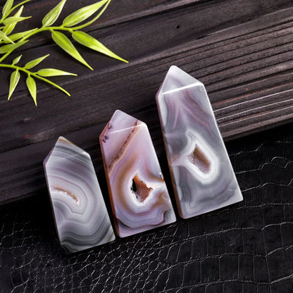 💎 Agate Druzy Crystal Towers 💎