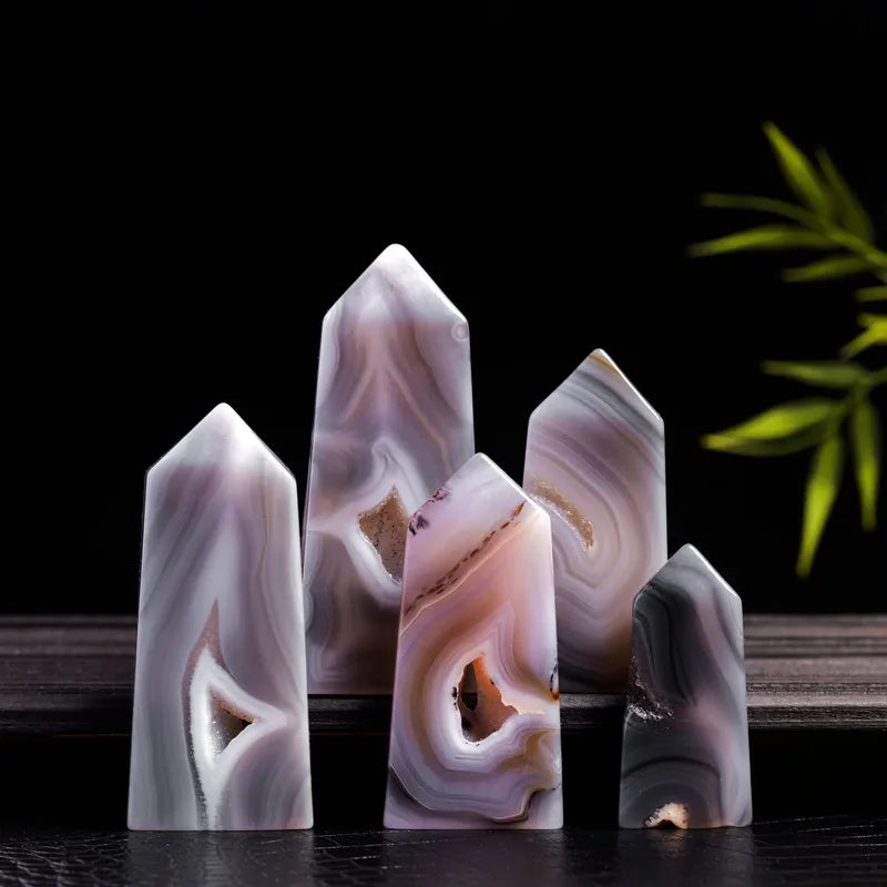💎 Agate Druzy Crystal Towers 💎