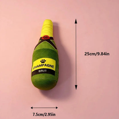 🍾🐕 Alcohol Bottle Themed Plush Pet Toy 🐕🍾