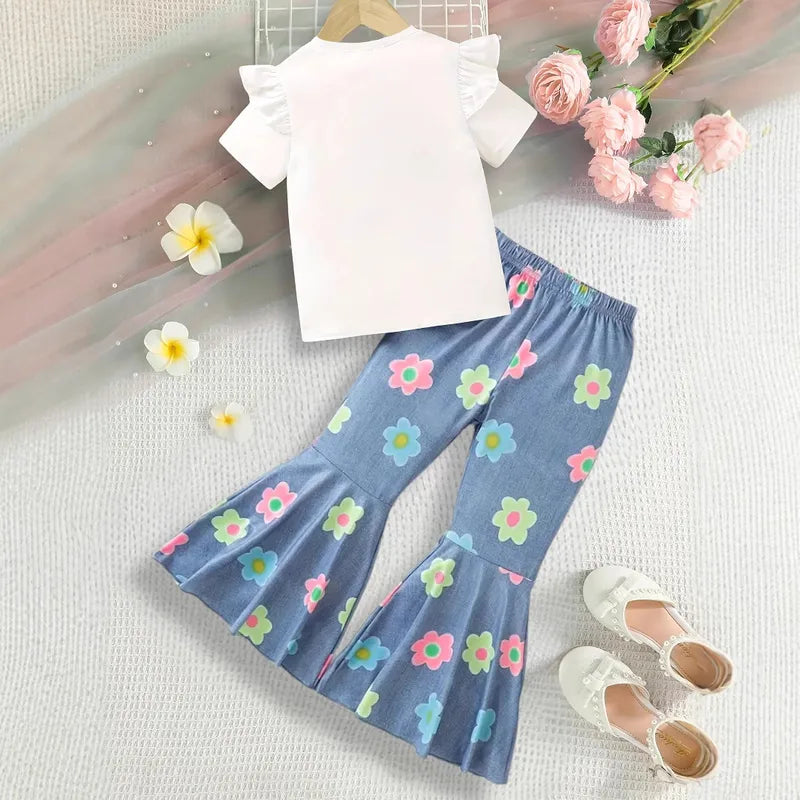 🌸☀️ Colourful Flower Summer Outfit Set ☀️🌸
