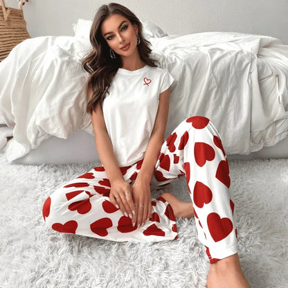 💕 Short Sleeves Heart PJ Sets 💕