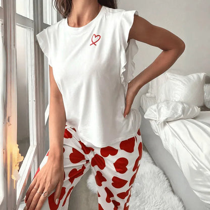 💕 Short Sleeves Heart PJ Sets 💕