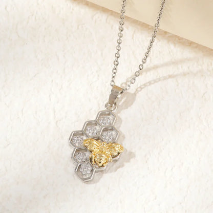 🐝 Honeycomb Bee Necklace 🐝