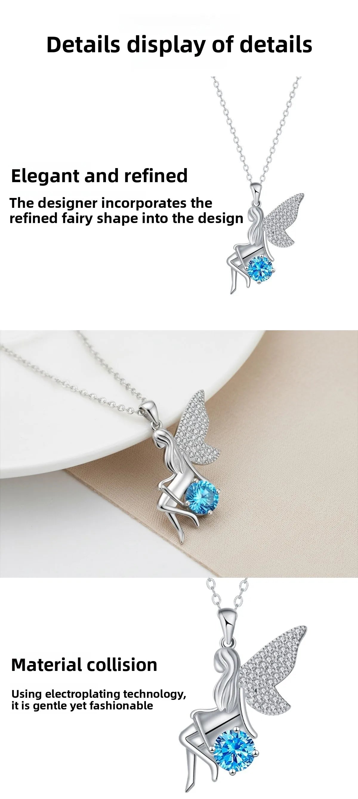 💙 Diamante Fairy Necklace 💙