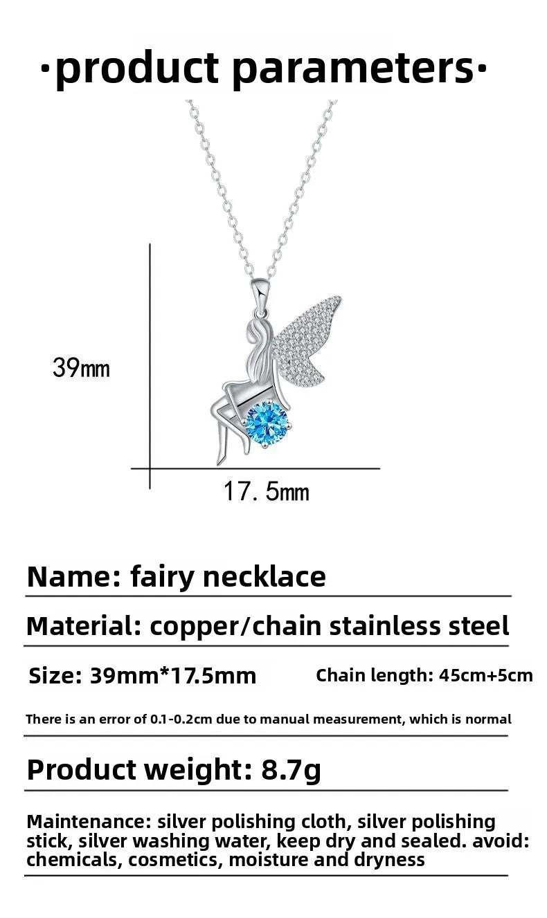 💙 Diamante Fairy Necklace 💙