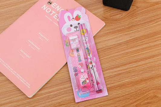 🐇🌸 Pink Rabbit Stationery Set 🌸🐇