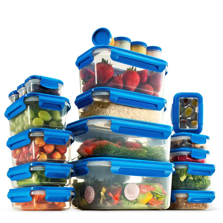 40-Piece Airtight Food Containers with Leakproof Lids