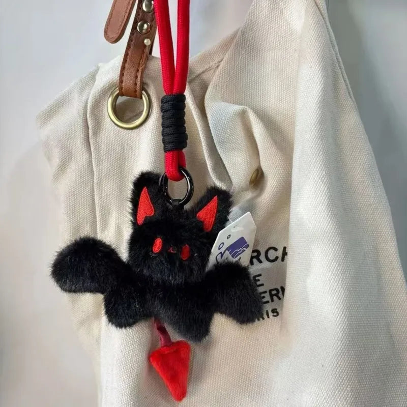 🦇👹 Demon Bat Plushie Rope Keychain Pendant 👹🦇