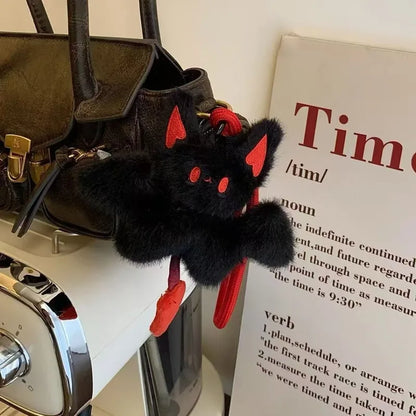 🦇👹 Demon Bat Plushie Rope Keychain Pendant 👹🦇