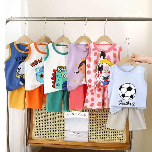 👕🩳 Kids Vest Shorts Sets (20 Designs!) 🩳👕